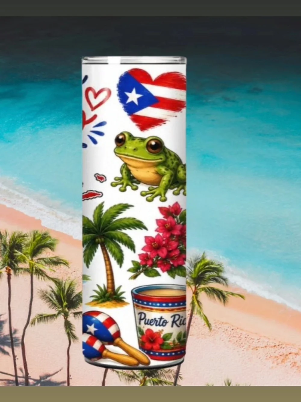 Boricua Puerto Rico Tumbler